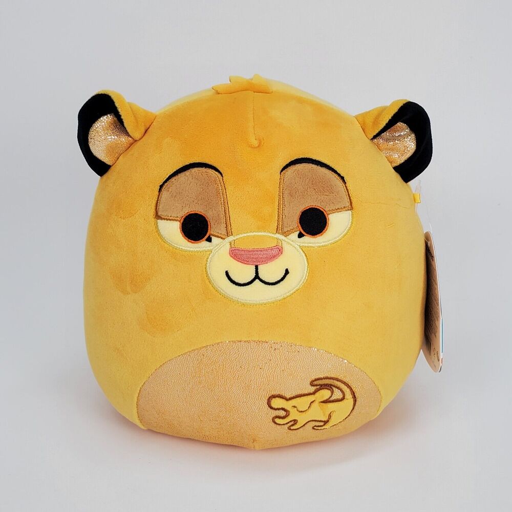 Disney The Lion King‎ Simba Squishmallow 8 Inch Yellow Gold Shimmer Plush NWT